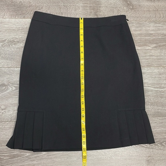 Tahari Arthur Levine Julie Pencil Skirt Side Hem Pleats 6P - Picture 6 of 13